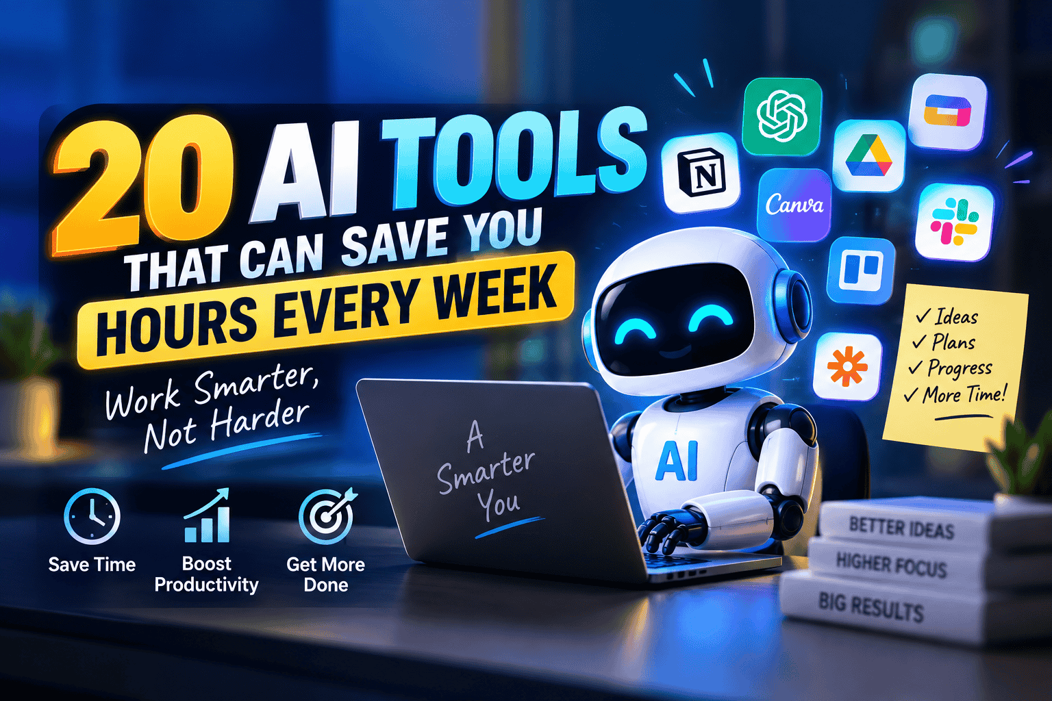 20 AI Tools That Can Save You Hours Every Week