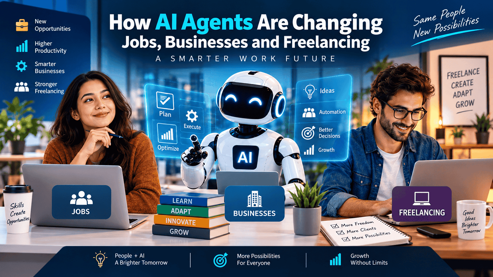 How AI Agents Are Changing Jobs, Businesses and Freelancing